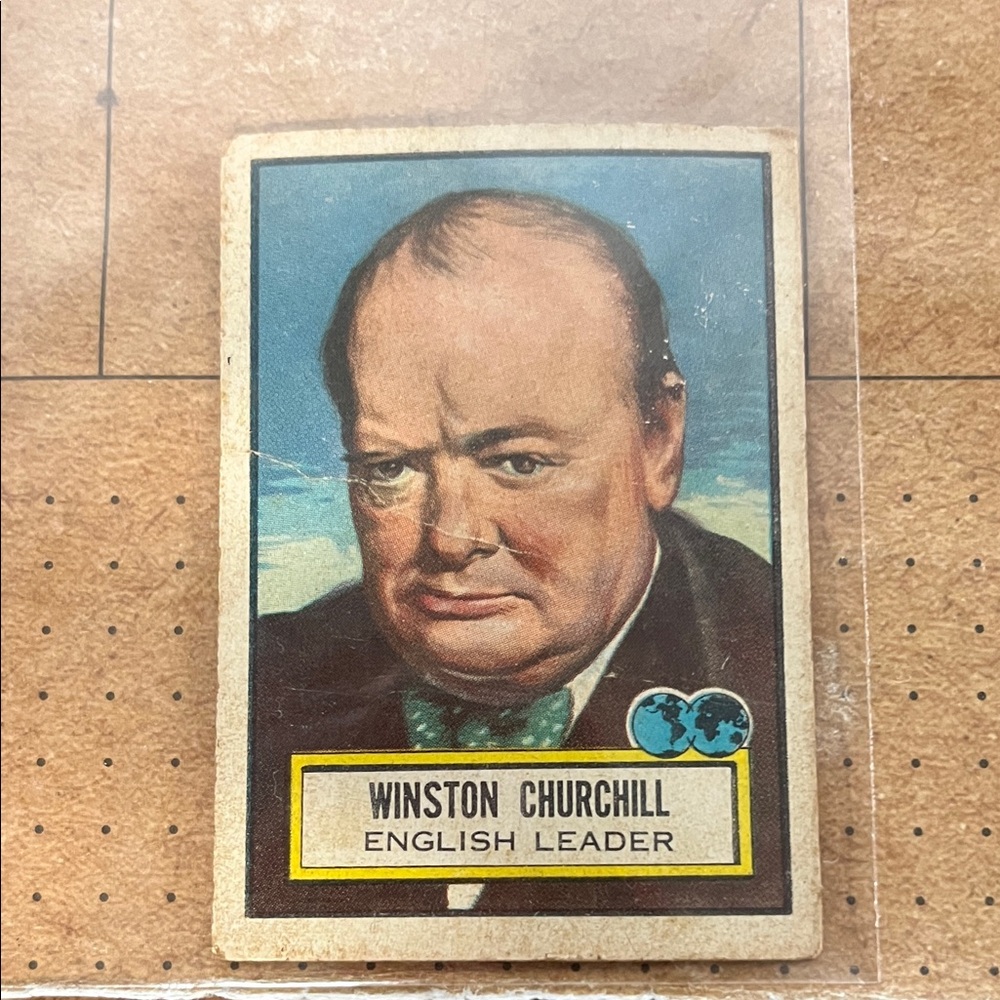 Vintage Winston Churchill Trading Card